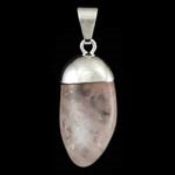 Rose Quartz Tumbled Pendant